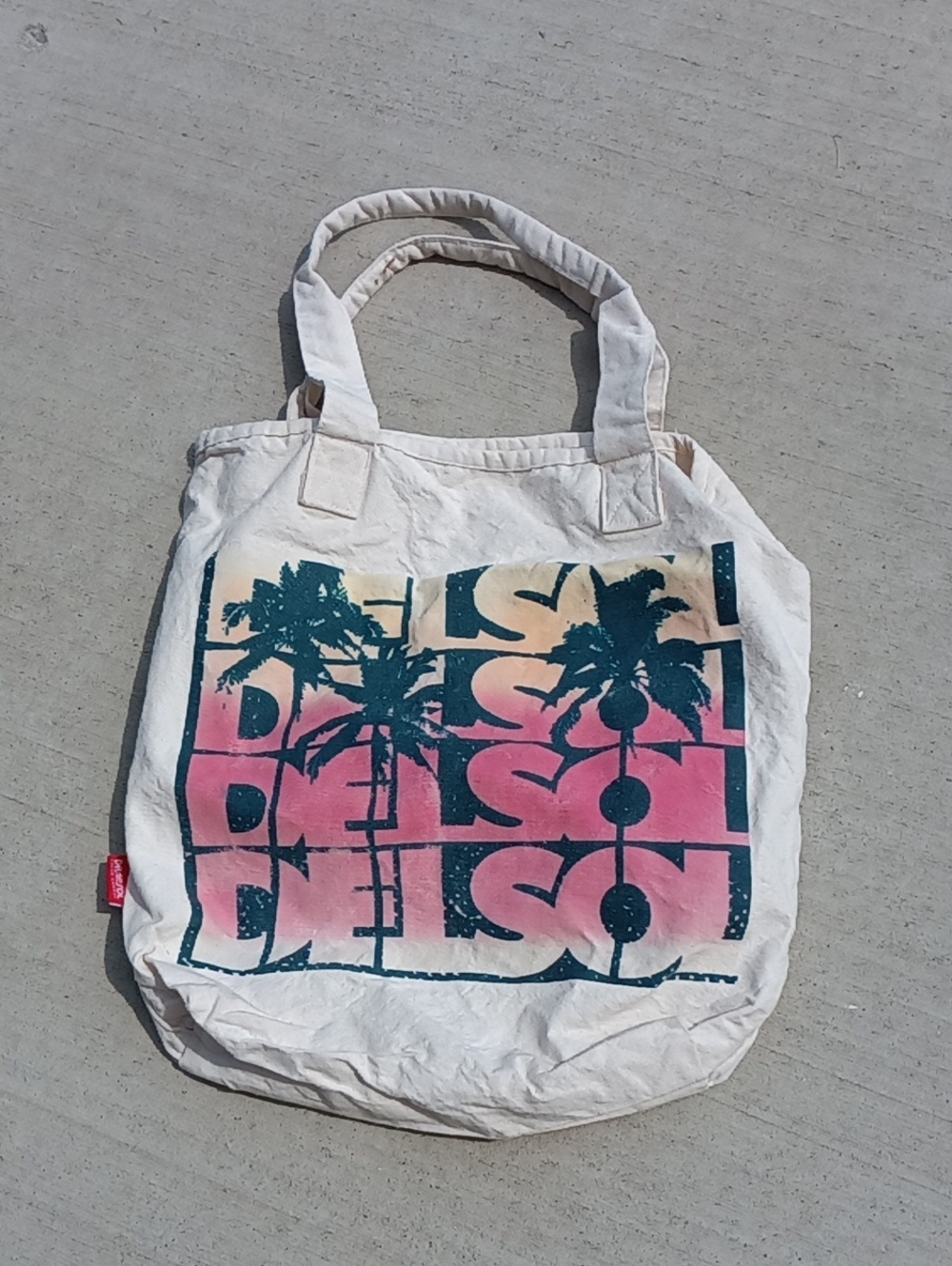 Del Sol Color Changing Canvas Tote Bag